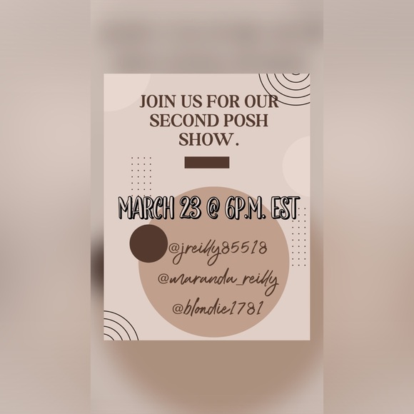 Dresses & Skirts - Join us for our second posh show on March 23!🛍️🛒